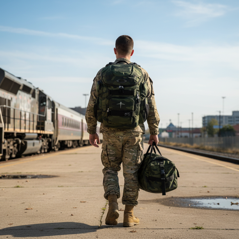 Enduro 30L Tactical Backpack — Durable Outdoor Daypack with Cross Logo - Broken to Risen