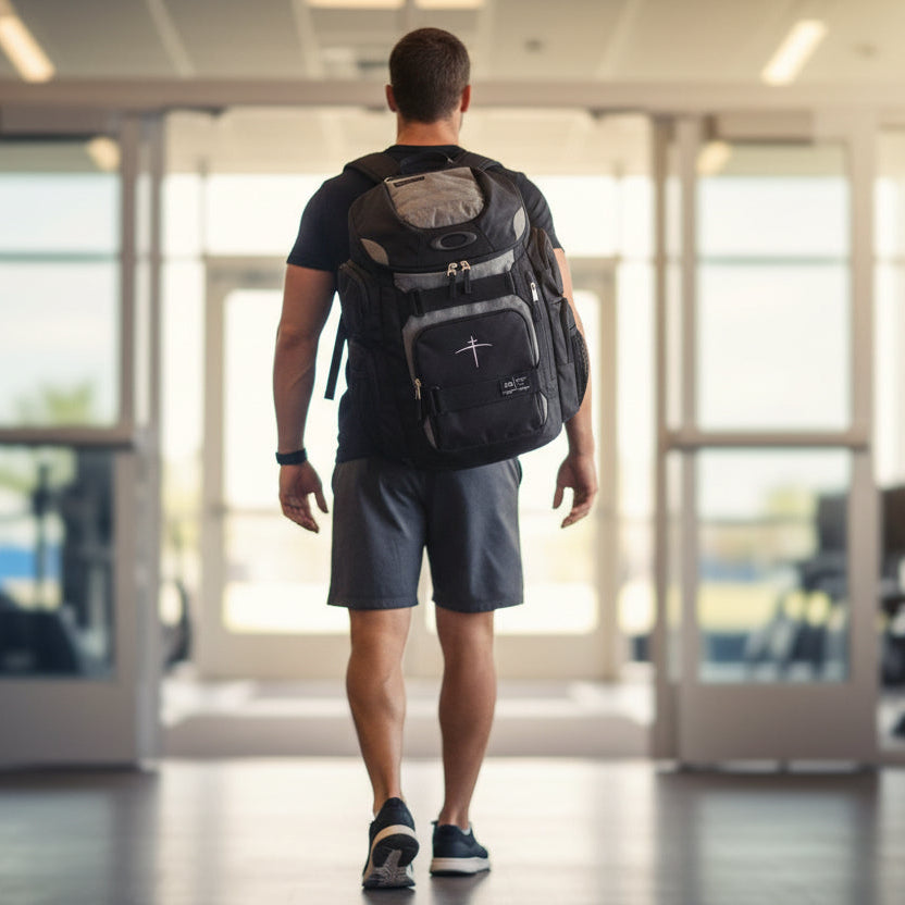 Enduro 30L Tactical Backpack — Durable Outdoor Daypack with Cross Logo - Broken to Risen