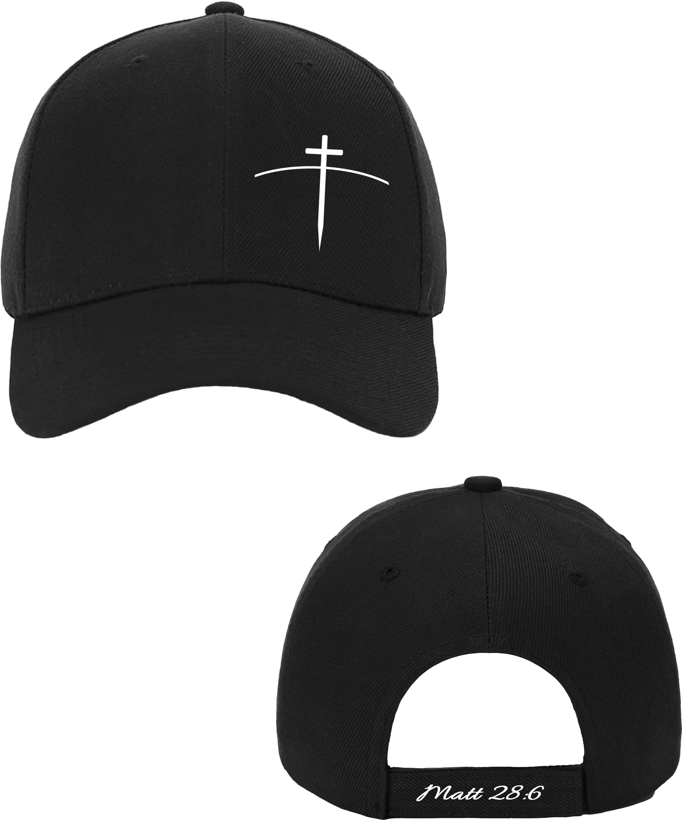Cross on the Horizon Cap – Where Faith Meets the Streets - Red - Broken to Risen