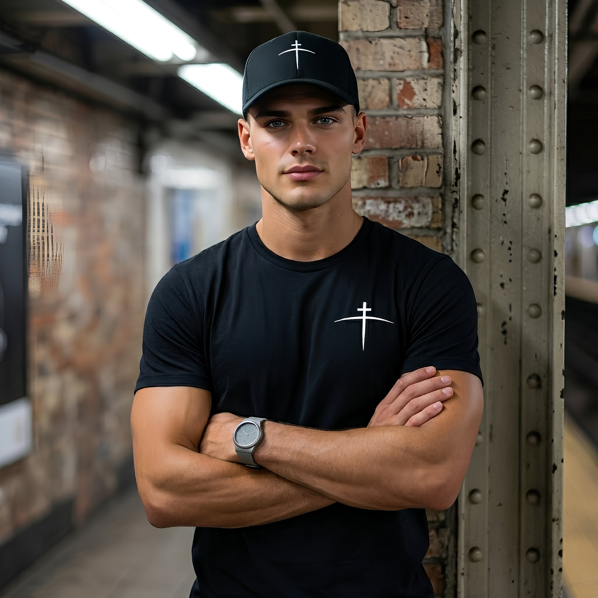 Cross on the Horizon T-Shirt - Broken to Risen