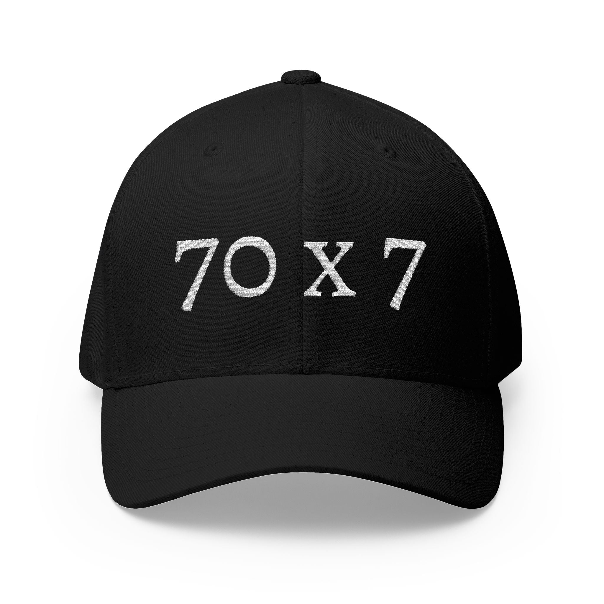 70 x 7 Embroidered Hat – The Math of Grace | Christian Forgiveness Cap - Broken to Risen