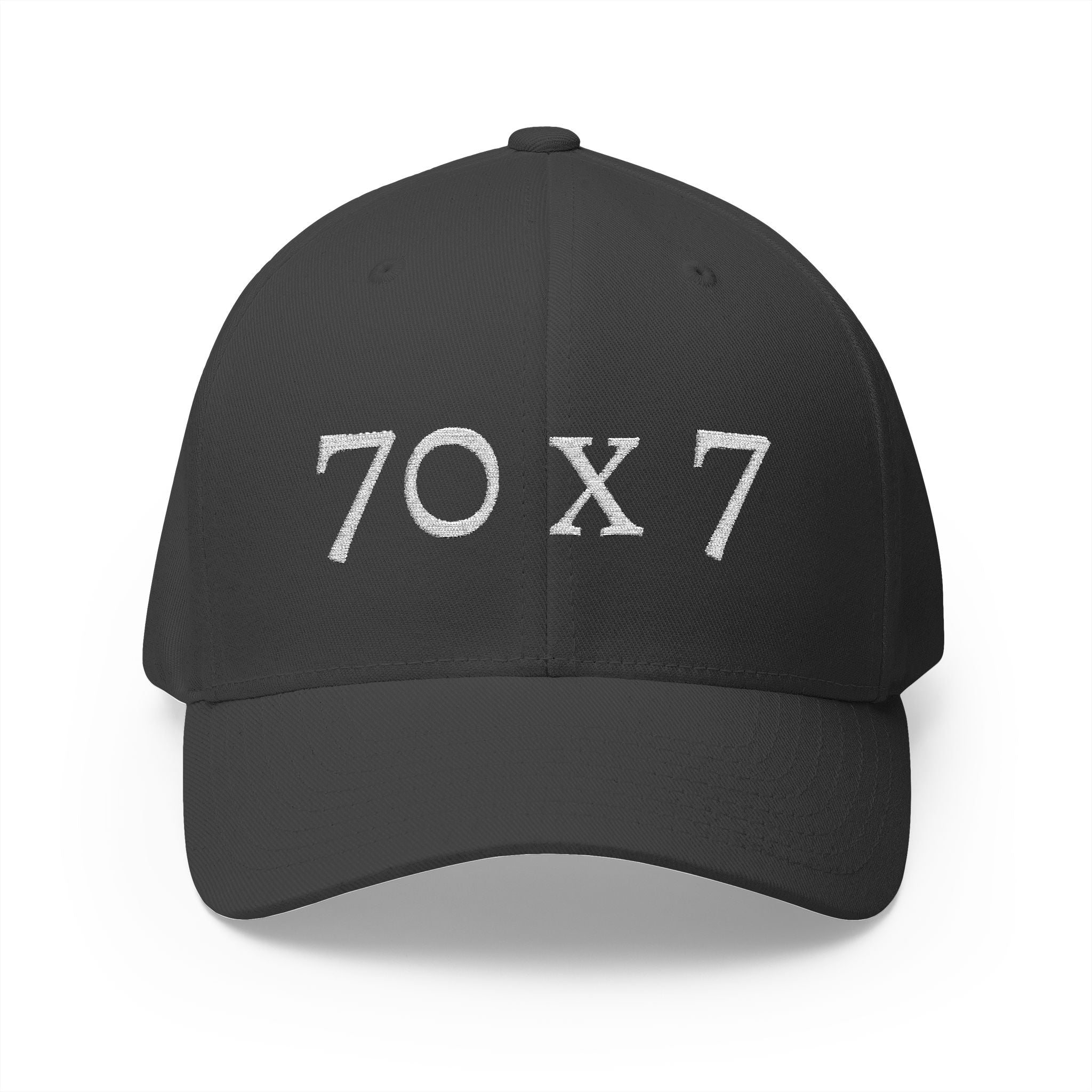 70 x 7 Embroidered Hat – The Math of Grace | Christian Forgiveness Cap - Broken to Risen