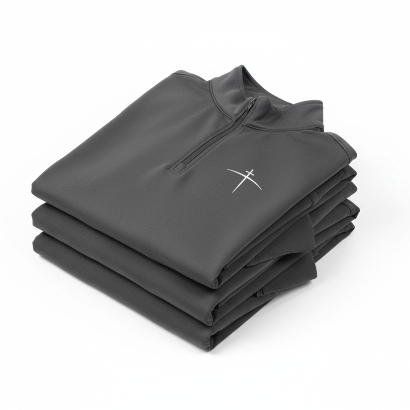 Faith in Motion: Premium Quarter-Zip for the Journey - Broken to Risen