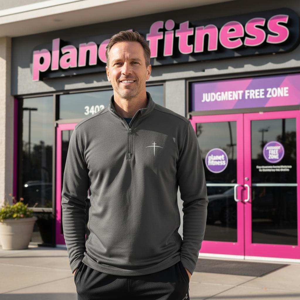 Faith in Motion: Premium Quarter-Zip for the Journey - Broken to Risen