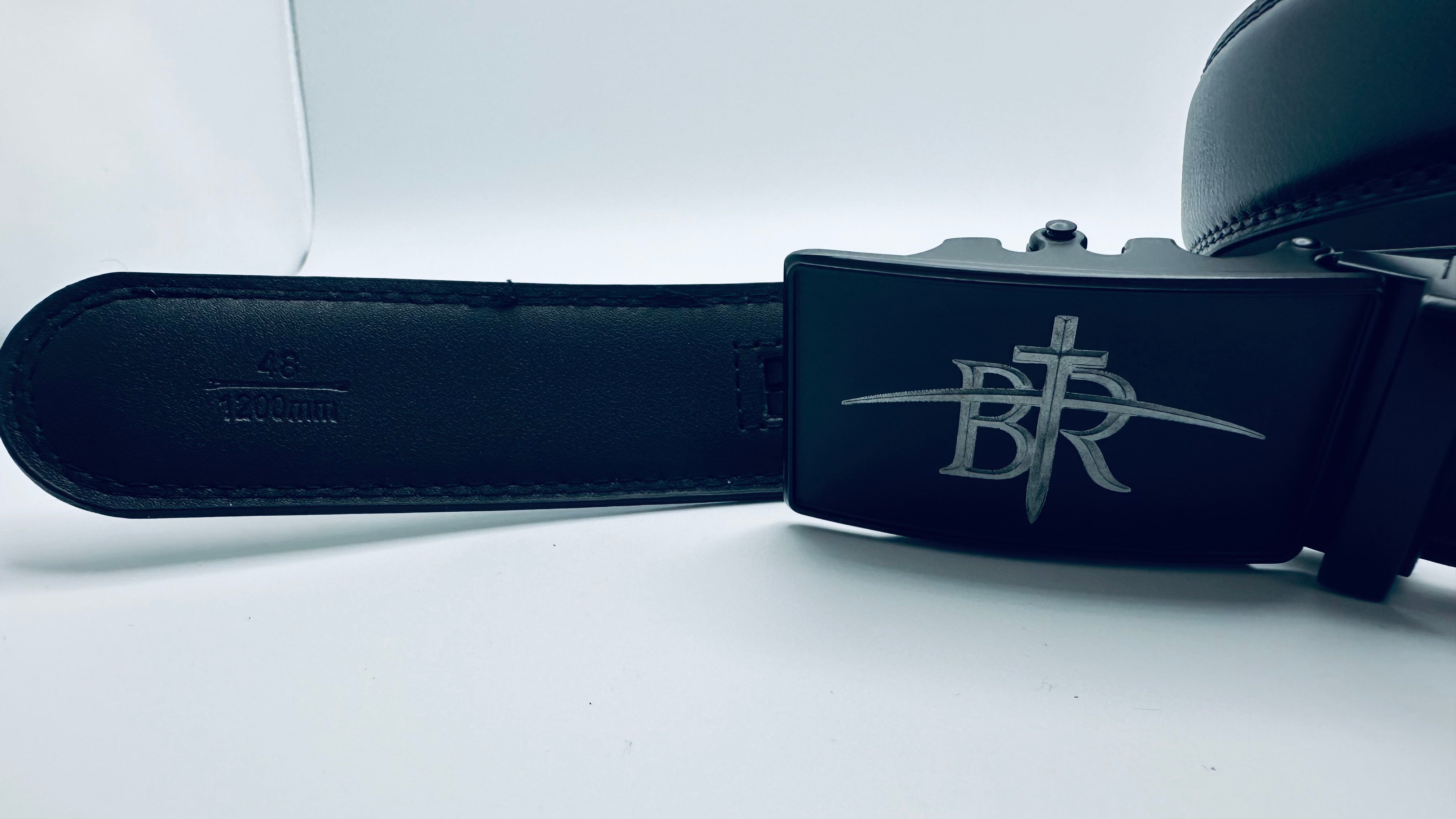 The Sovereign Leather Ratchet Belt | Matte Black Auto-Lock
