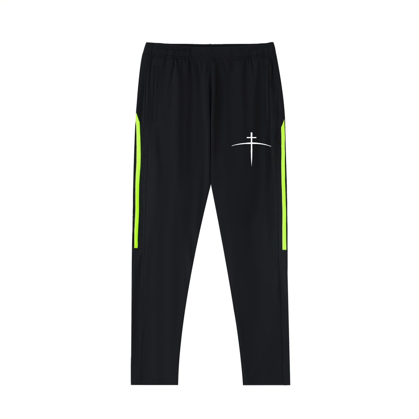 Cross on the horizon Side Stripe Running Pants - Broken to Risen