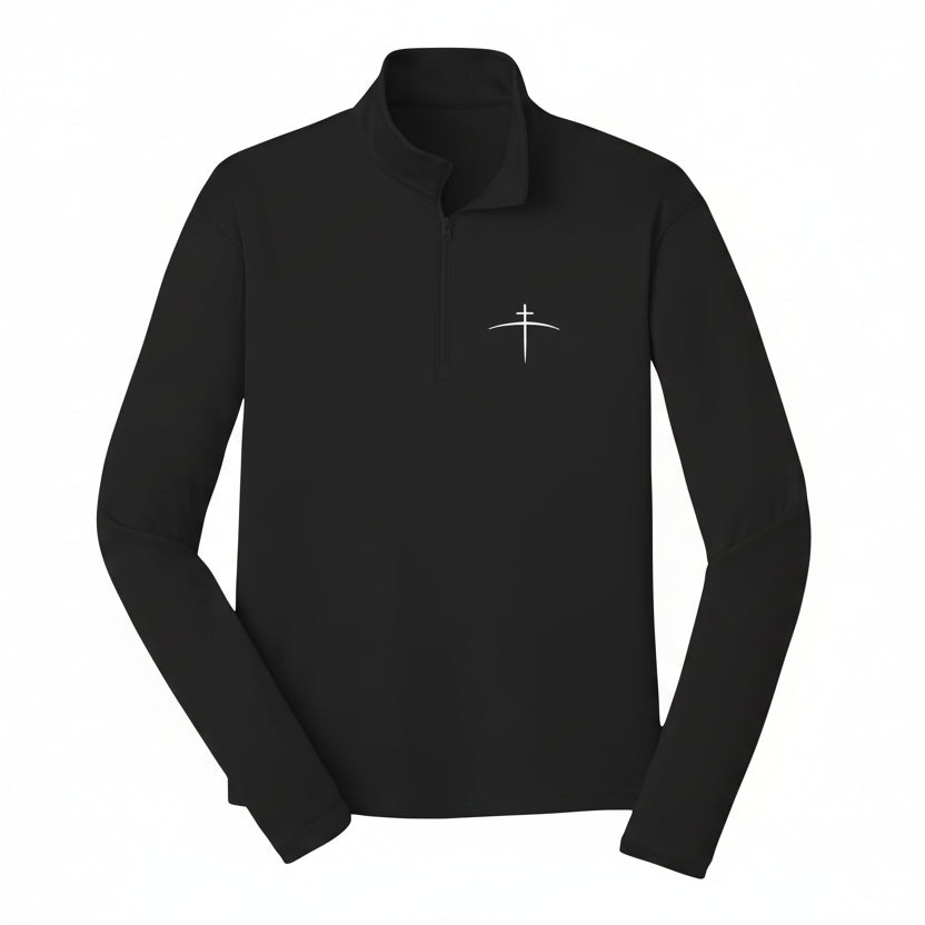 Faith in Motion: Premium Quarter-Zip for the Journey - Broken to Risen